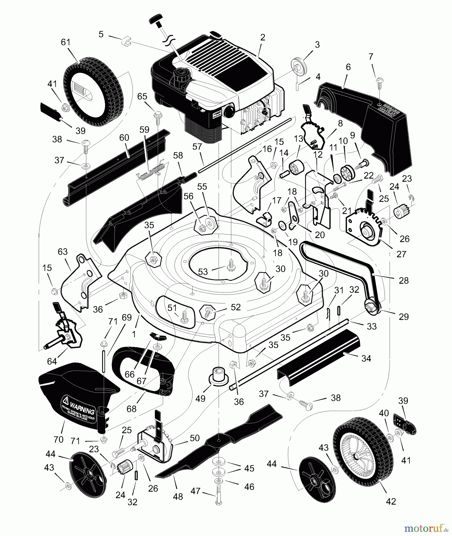  Murray Rasenmäher 20707x89A - Yard King Performance 20