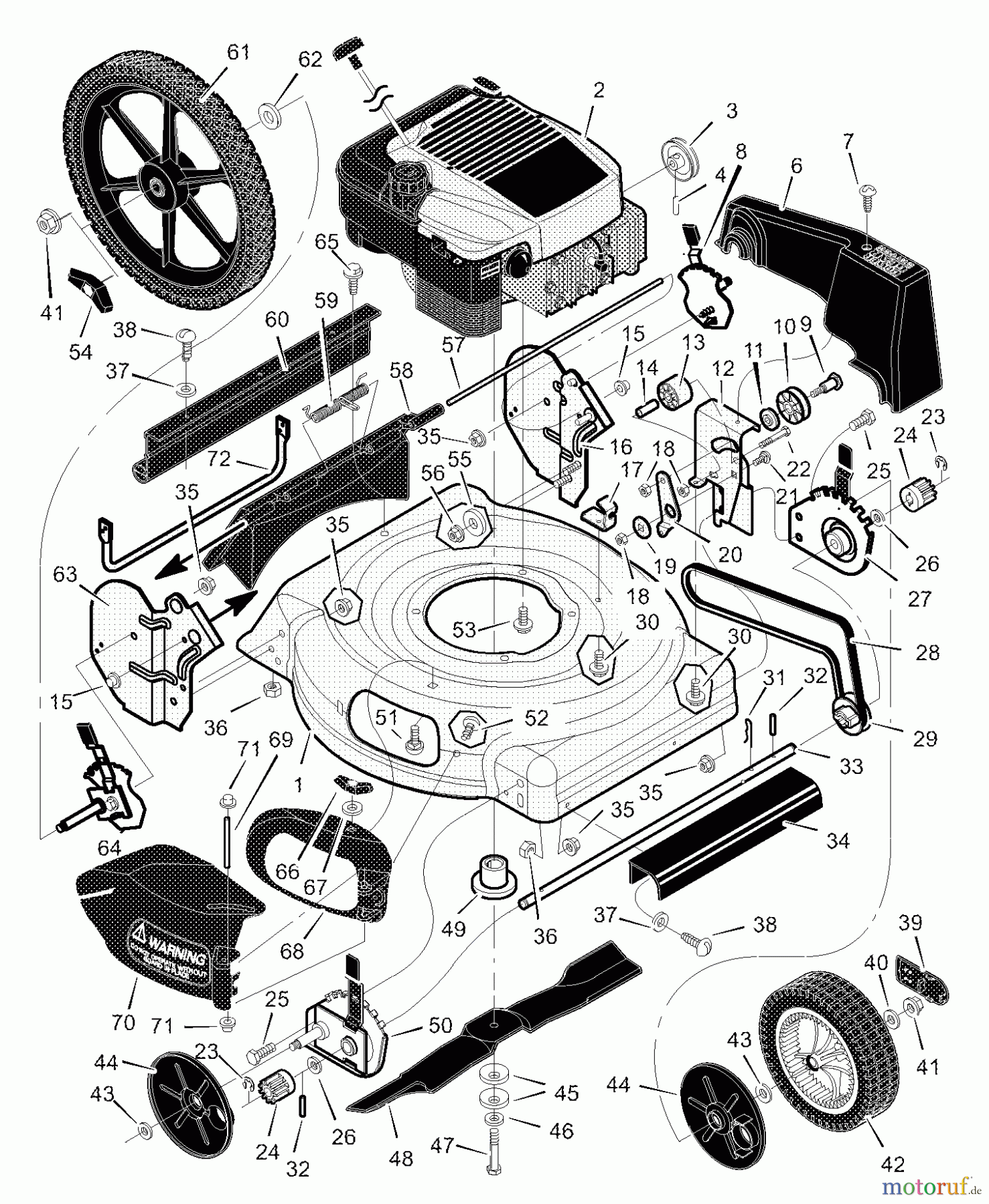 Murray Rasenmäher 20745x92A - B&S/Murray 20
