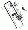 Murray 20745x92B - B&S/ 20" Walk-Behind Mower (2000) (Walmart) Ersatzteile Handle Assembly