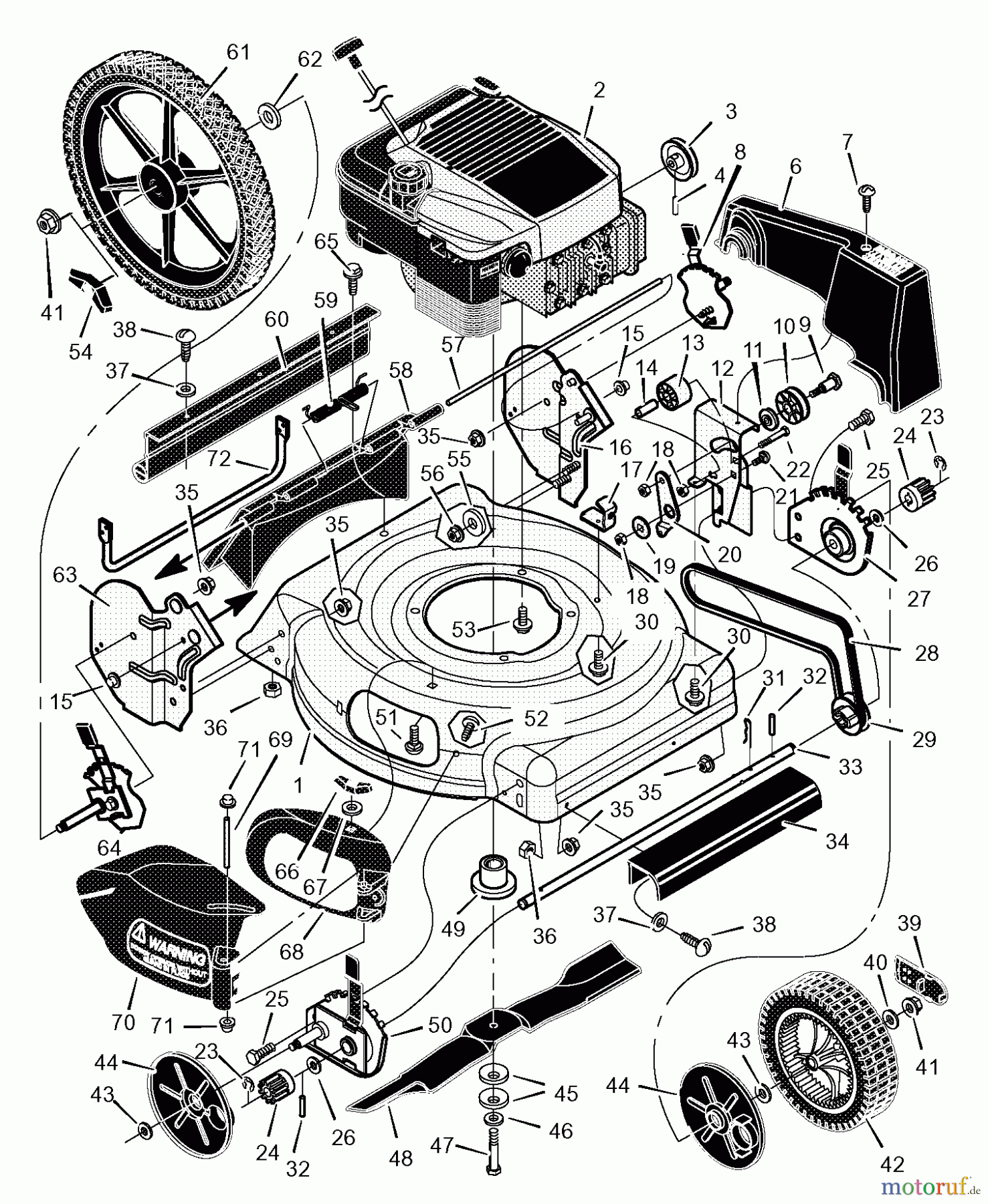  Murray Rasenmäher 20745x92B - B&S/Murray 20