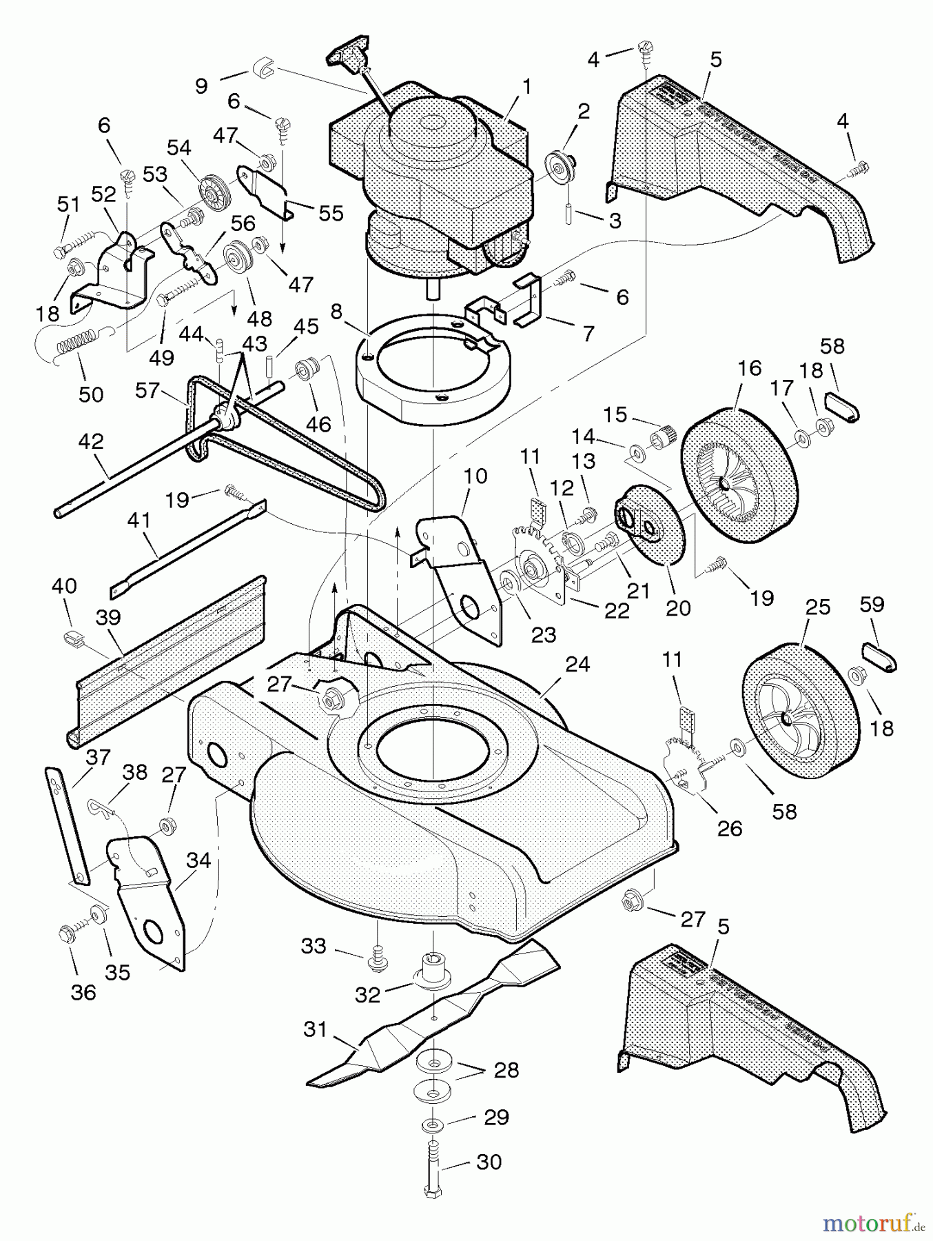 Murray Rasenmäher 20905x8C - Scotts 20