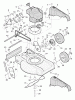 Murray 20905x8C - Scotts 20" Walk-Behind Mower (1996) (Home Depot) Ersatzteile Mower Housing Assembly