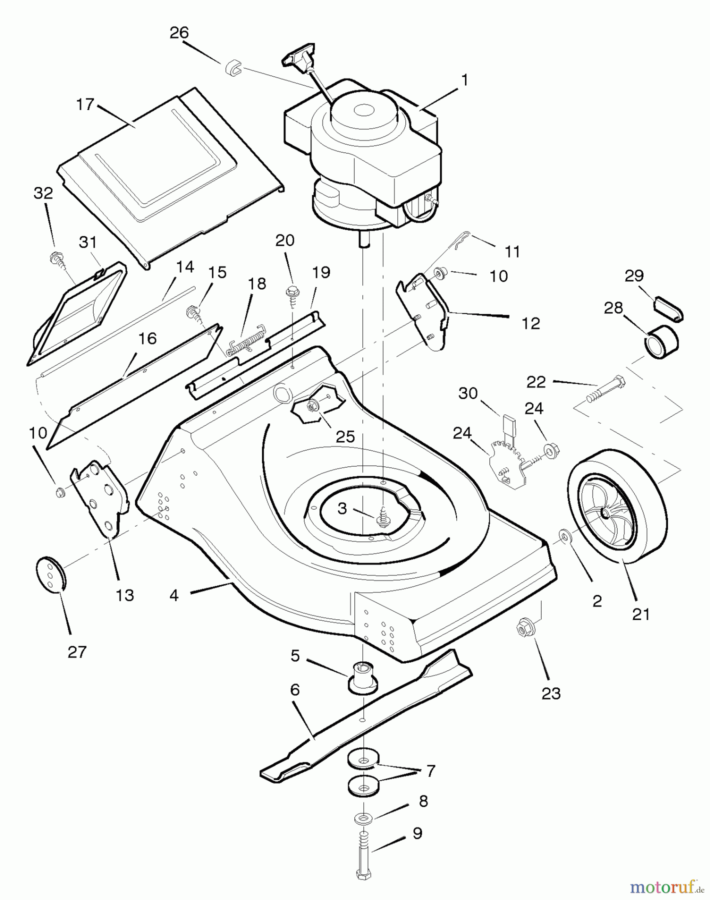 Murray Rasenmäher 21665x31A - Scotts 21