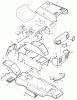Murray 38633x92A - B&S/ 38" Lawn Tractor (1996) (Walmart) Ersatzteile Chassis & Hood