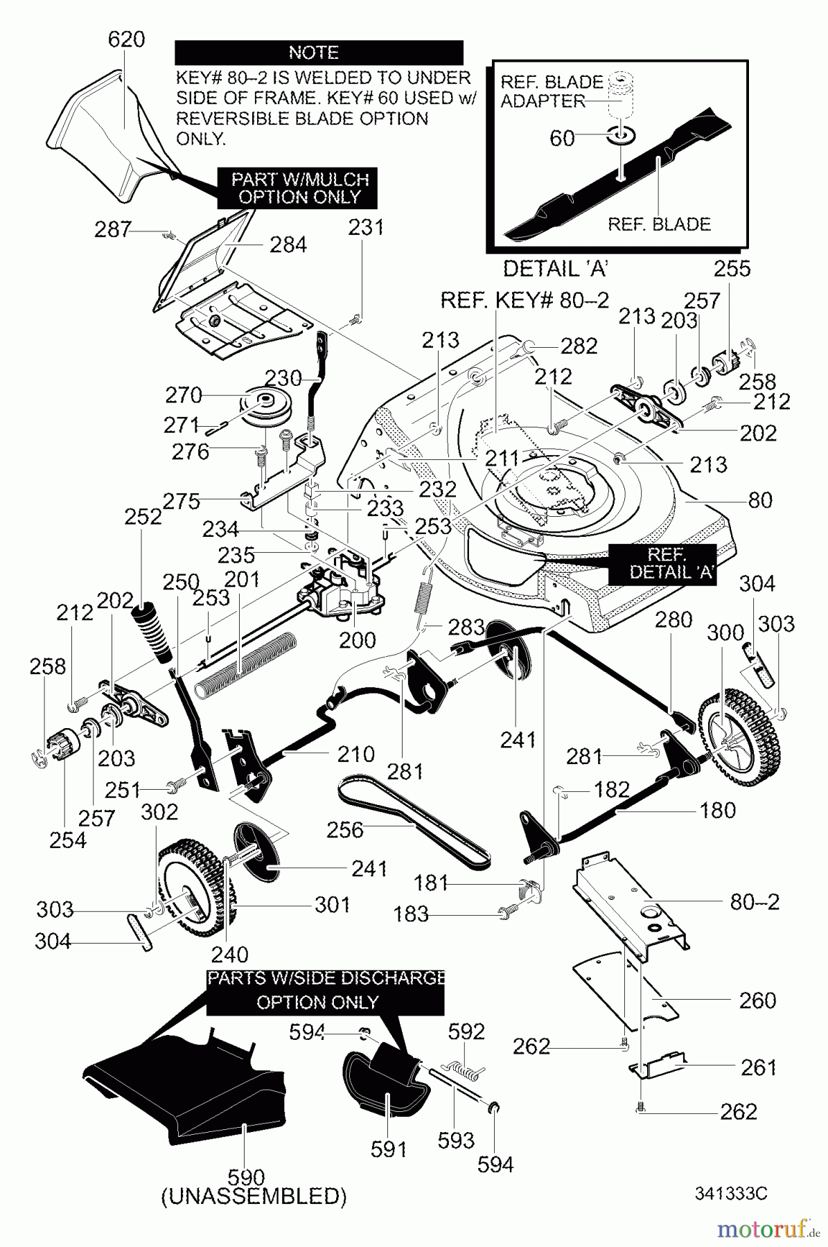  Murray Rasenmäher 21855x6B - Murray Ultra 21