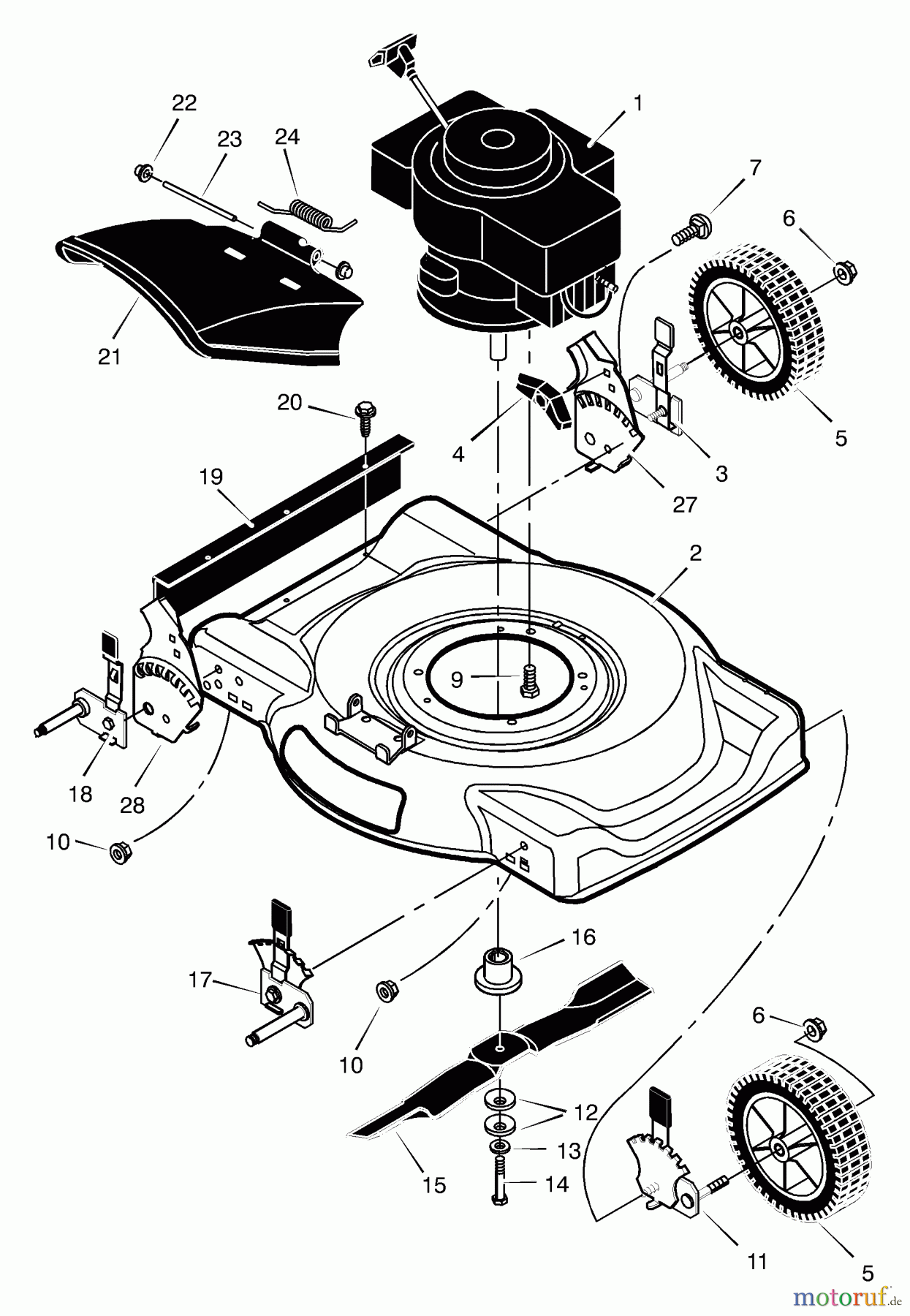 Murray Rasenmäher 220092x92B - B&S/Murray 22
