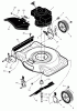 Murray 22105A - 22" Walk-Behind Mower (1999) Ersatzteile Mower Housing Assembly