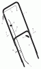 Murray 22107B - 22" Walk-Behind Mower (2000) Ersatzteile Handle Assembly