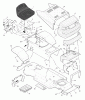 Murray 387000x92A - B&S/ 38" Lawn Tractor (2003) (Walmart) Ersatzteile Chassis & Hood