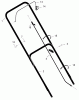 Murray 22115x92A - B&S/ 22" Walk-Behind Mower (1999) (Walmart) Ersatzteile Handle Assembly