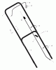Murray 22116x92A - B&S/ 22" Walk-Behind Mower (2001) (Walmart) Ersatzteile Handle Assembly