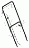 Murray 22117x194A - B&S/ 22" Walk-Behind Mower (2000) (Walmart) Ersatzteile Handle Assembly