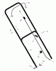 Murray 222310x8A - Scotts 22" Walk-Behind Mower (2005) (Home Depot) Ersatzteile Handle Assembly