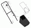Murray 222390x31A - Scotts 22" Walk-Behind Mower (2004) (Home Depot) Ersatzteile Handle & Bagger Assembly