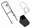 Murray 222390x31B - Scotts 22" Walk-Behind Mower (2004) (Home Depot) Ersatzteile Handle & Bag Assembly