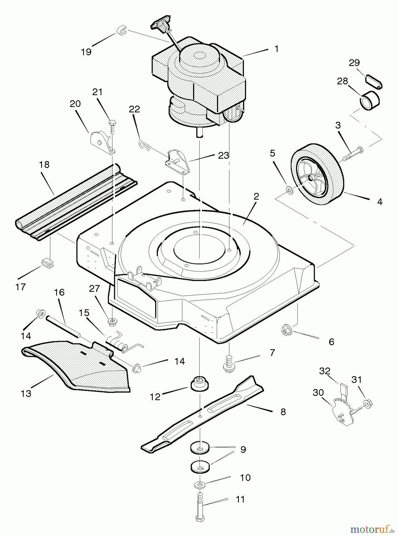  Murray Rasenmäher 22255D - Murray 22