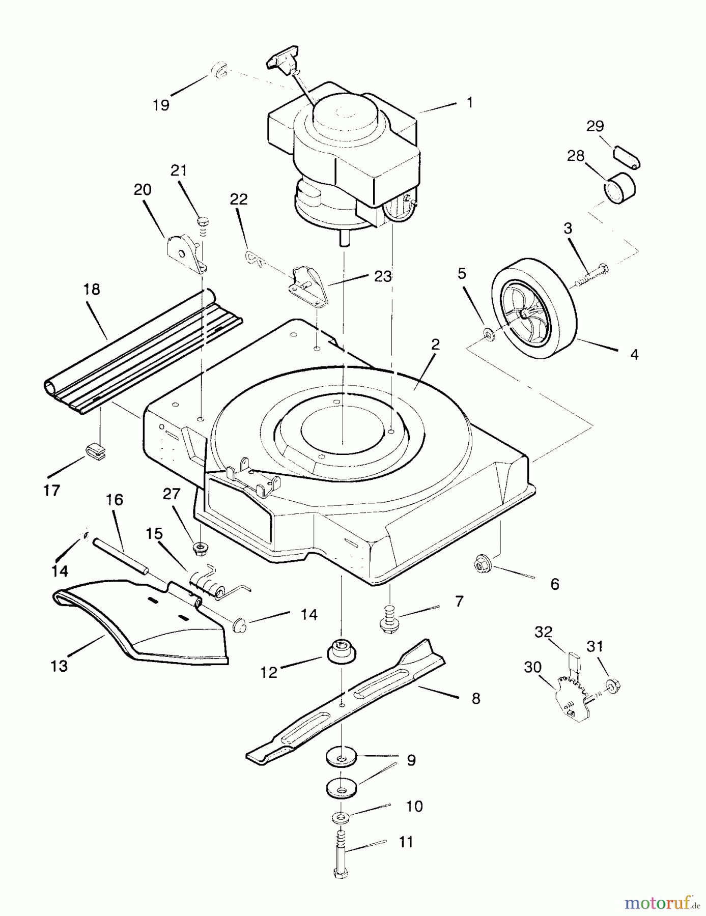  Murray Rasenmäher 22256A - Murray 22