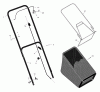 Murray 22265x31C - Scotts 22" Walk-Behind Mower (2002) (Home Depot) Ersatzteile Handle And Bag Assembly