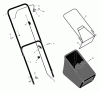 Murray 22265x31D - Scotts 22" Walk-Behind Mower (2003) (Home Depot) Ersatzteile Handle & Bag Assembly