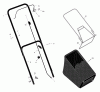 Murray 22265x31F - Scotts 22" Walk-Behind Mower (2004) (Home Depot) Ersatzteile Handle & Bag Assembly