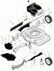 Murray 22265x8D - Scotts 22" Walk-Behind Mower (2002) (Home Depot) Ersatzteile Mower Housing Assembly