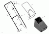Murray 22265x8F - Scotts 22" Walk-Behind Mower (2004) (Home Depot) Ersatzteile Handle & Bag Assembly