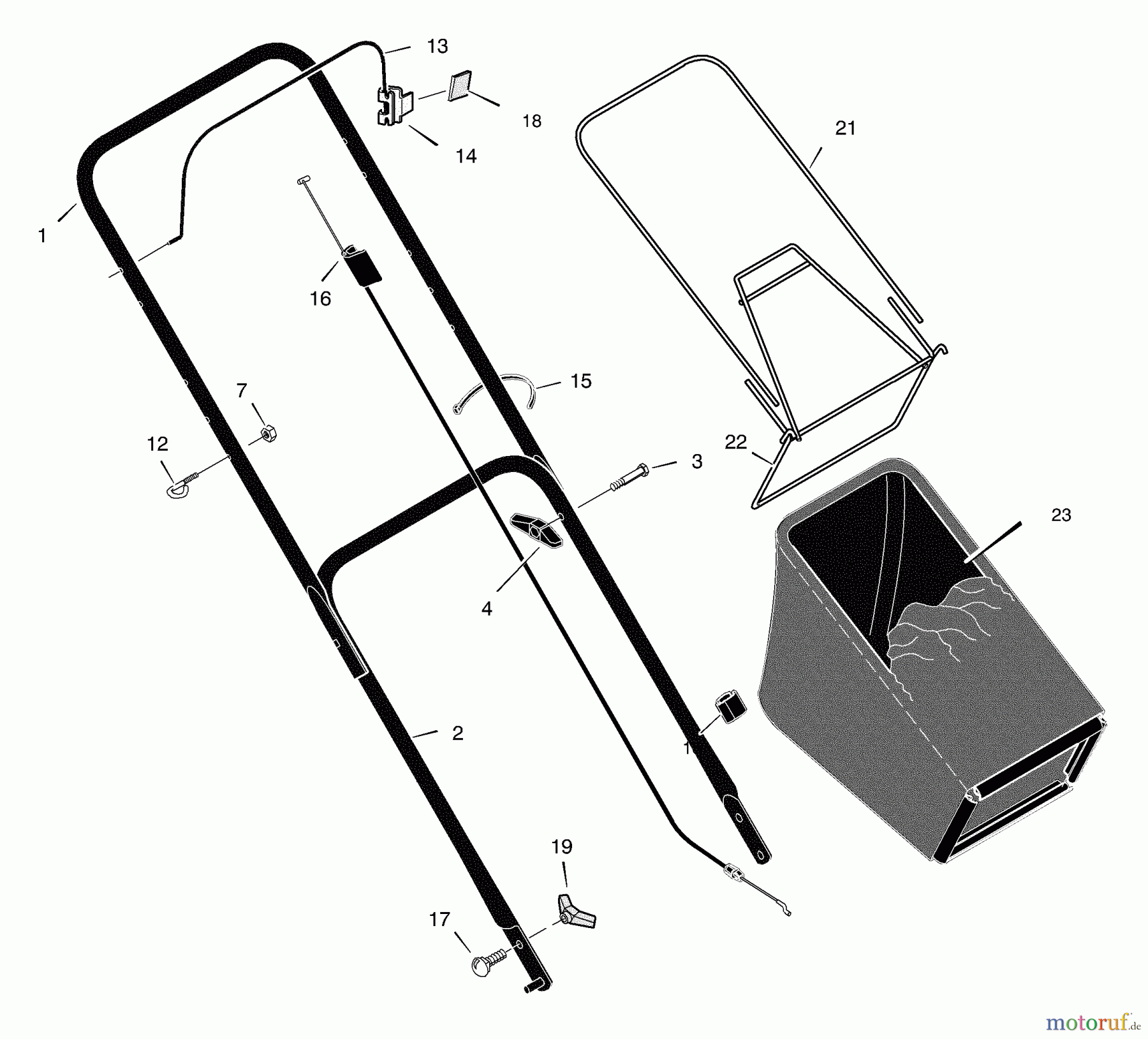 Murray Rasenmäher 22265x8G - Scotts 22
