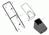 Murray 22265x8H - Scotts 22" Walk-Behind Mower (2004) (Home Depot) Ersatzteile Handle & Bag Assembly