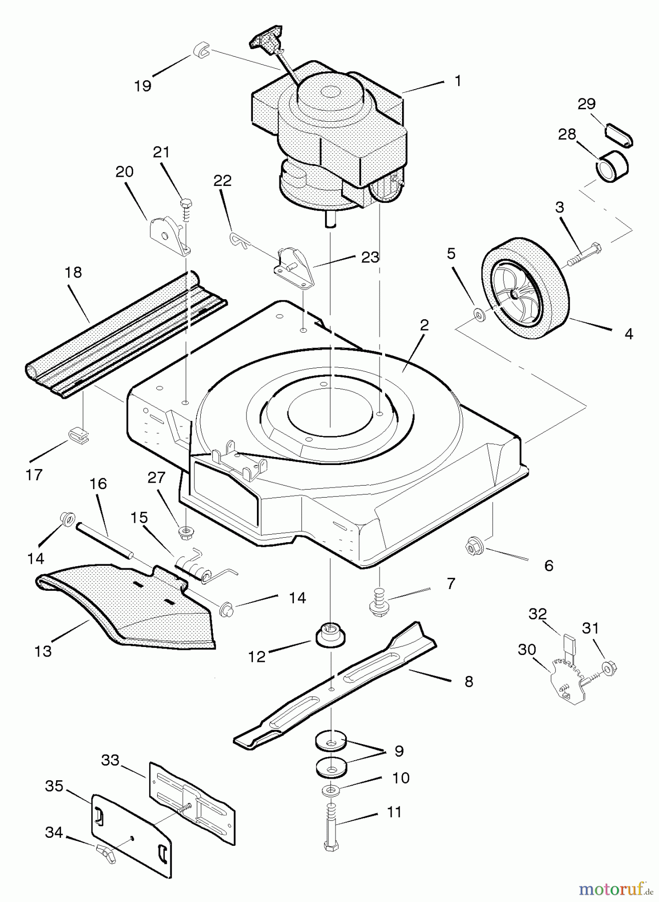  Murray Rasenmäher 22275x92B - B&S/Murray 22