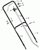 Murray 22276x4B - 22" Walk-Behind Mower (1997) Ersatzteile Handle Assembly