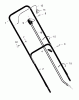 Murray 22277x199B - B&S/ 22" Walk-Behind Mower (1997) (AAFES) Ersatzteile Handle Assembly