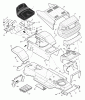 Murray 387002x92A - B&S/ 38" Lawn Tractor (2004) (Walmart) Ersatzteile Chassis & Hood