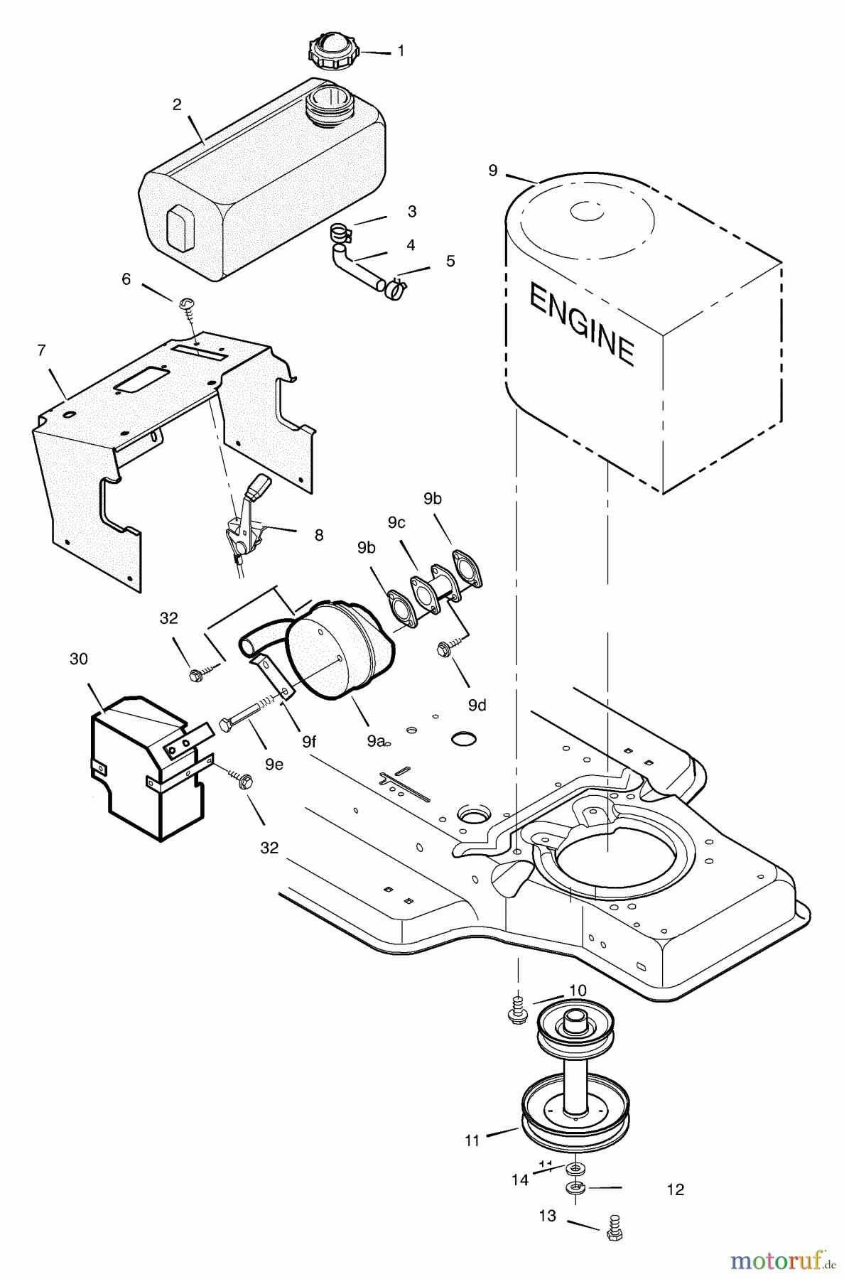 Murray Rasen- und Gartentraktoren 387002x92A - B&S/Murray 38