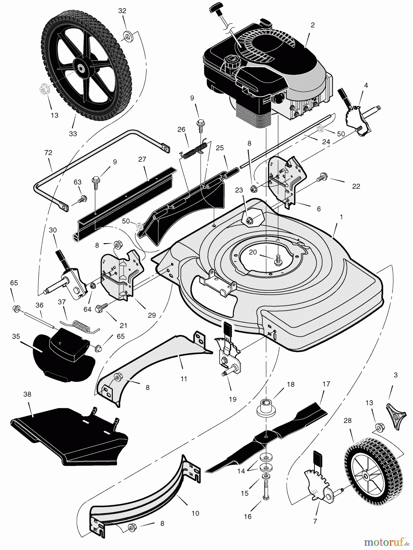  Murray Rasenmäher 223310x83A - B&S/Murray 22