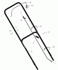 Murray 22405A - 22" Walk-Behind Mower (1998) Ersatzteile Handle Assembly
