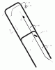Murray 22405x30B - 22" Walk-Behind Mower (2000) Ersatzteile Handle Assembly