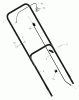 Murray 22405x30D - 22" Walk-Behind Mower (2002) Ersatzteile Handle Assembly