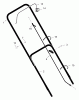 Murray 22406A - 22" Walk-Behind Mower (1999) Ersatzteile Handle Assembly