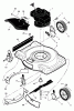 Murray 22406x9A - B&S/ 22" Walk-Behind Mower (1998) (Montgomery Wards) Ersatzteile Mower Housing Assembly