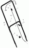 Murray 224110x92C - B&S/ 22" Walk-Behind Mower (2005) (Walmart) Ersatzteile Handle Assembly