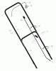 Murray 22415x31A - Scotts 22" Walk-Behind Mower (2000) (Home Depot) Ersatzteile Handle Assembly
