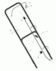 Murray 22415x8B - Scotts 22" Walk-Behind Mower (2001) (Home Depot) Ersatzteile Handle Assembly