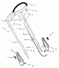 Murray 22436x8A - Scotts 22" Walk-Behind Mower (1998) (Home Depot) Ersatzteile Handle Assembly