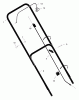 Murray 22506D - 22" Walk-Behind Mower (2004) Ersatzteile Handle Assembly