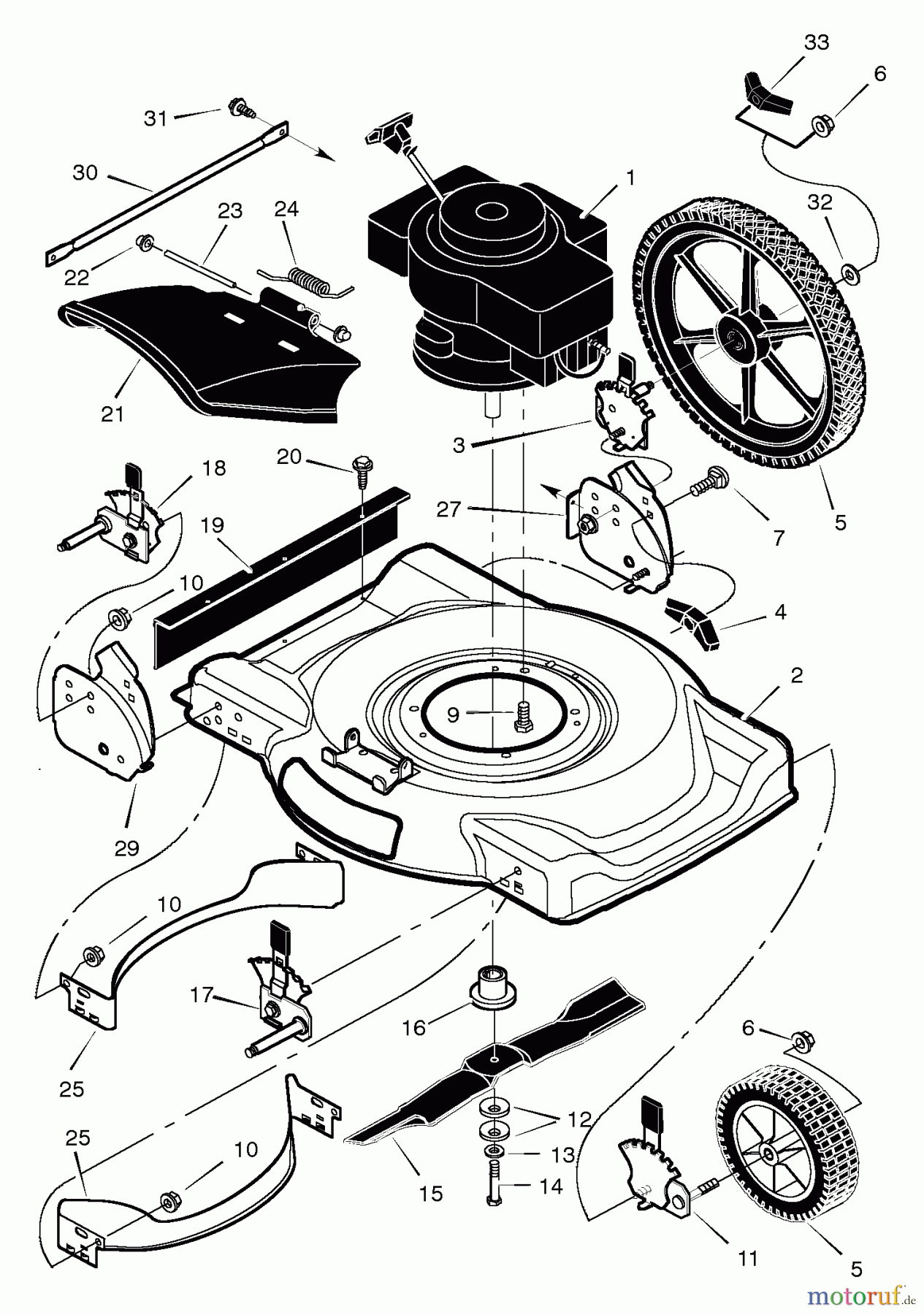  Murray Rasenmäher 22508A - Murray 22