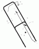 Murray 225110x71A - B&S/ 22" Walk-Behind Mower (2001) (Quality Stores) Ersatzteile Handle Assembly