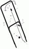 Murray 225112x24B - B&S/ 22" Walk-Behind Mower (2005) (Meijer) Ersatzteile Handle Assembly