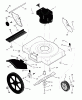 Murray 22545A - 22" Walk-Behind Mower (1997) Ersatzteile Mower Housing Assembly
