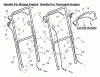 Murray 22548A - 22" Walk-Behind Mower (1996) Ersatzteile Handle Assembly