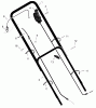 Murray 22606B - 22" Walk-Behind Mower (1999) Ersatzteile Handle Assembly